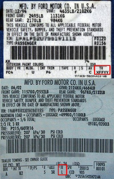 How to read ford transmission tags #9